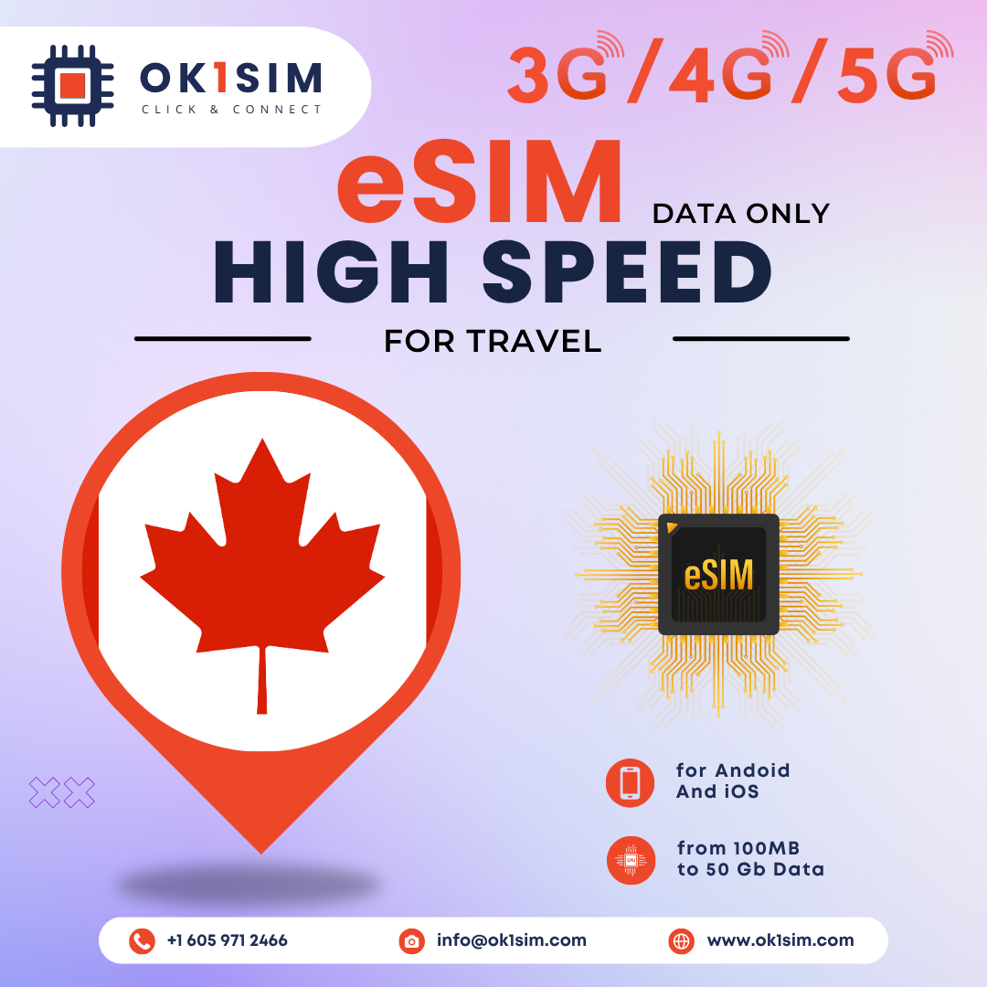 Buy Canada eSIM for travel - Canada 1GB 7Days