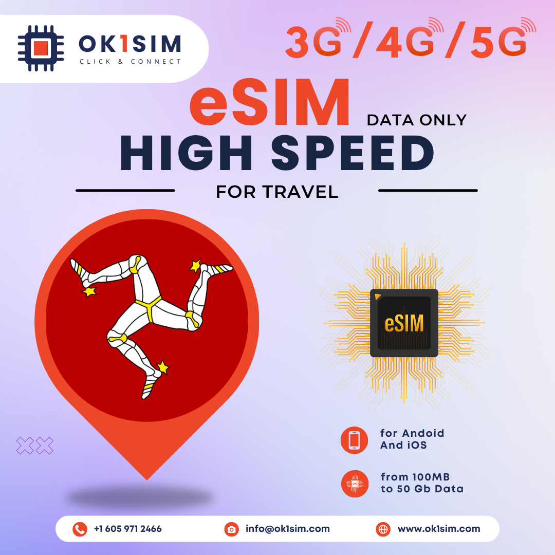 Buy Isle of Man eSIM for travel - Isle of Man 1GB 7Days
