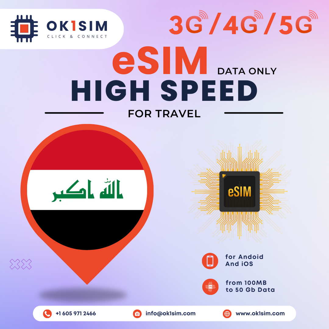 Buy Iraq eSIM for travel - Iraq 1GB 7Days