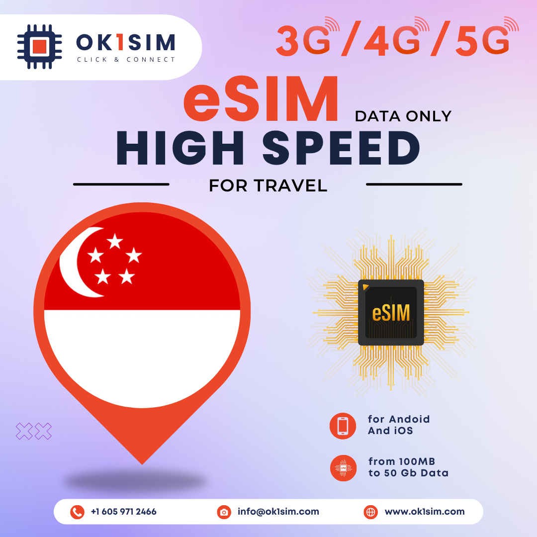 Buy Singapore eSIM for travel - Singapore 100MB 7Days