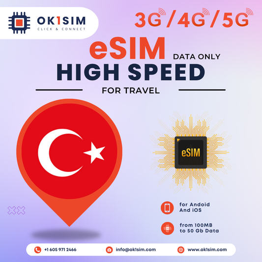اشترِ شريحة eSIM تركية للسفر - تركيا 1 جيجابايت لمدة يوم واحد