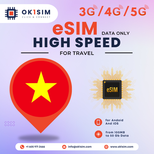 اشترِ شريحة eSIM فيتنامية للسفر - فيتنام 100 ميجابايت لمدة 7 أيام