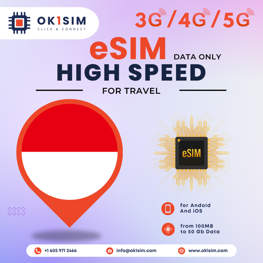 Buy Indonesia eSIM for travel - Indonesia 100MB 7Days