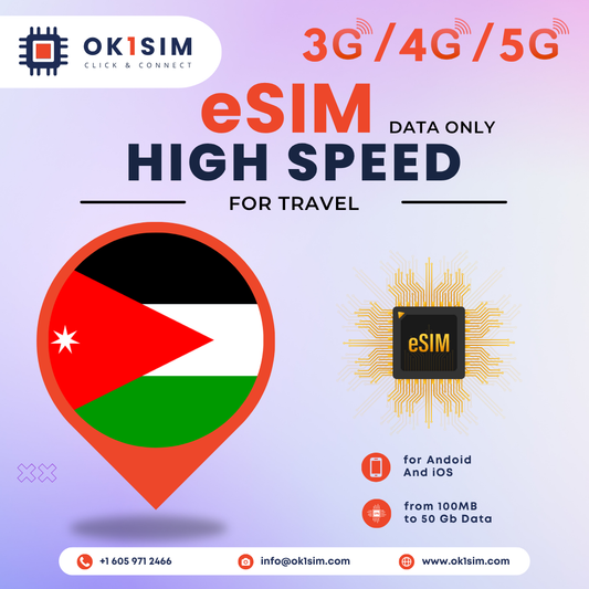 اشترِ شريحة eSIM الأردنية للسفر - الأردن ١٠٠ ميجابايت ٧ أيام
