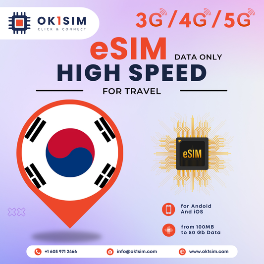 اشترِ شريحة eSIM من كوريا الجنوبية للسفر - كوريا الجنوبية 100 ميجابايت لمدة 7 أيام