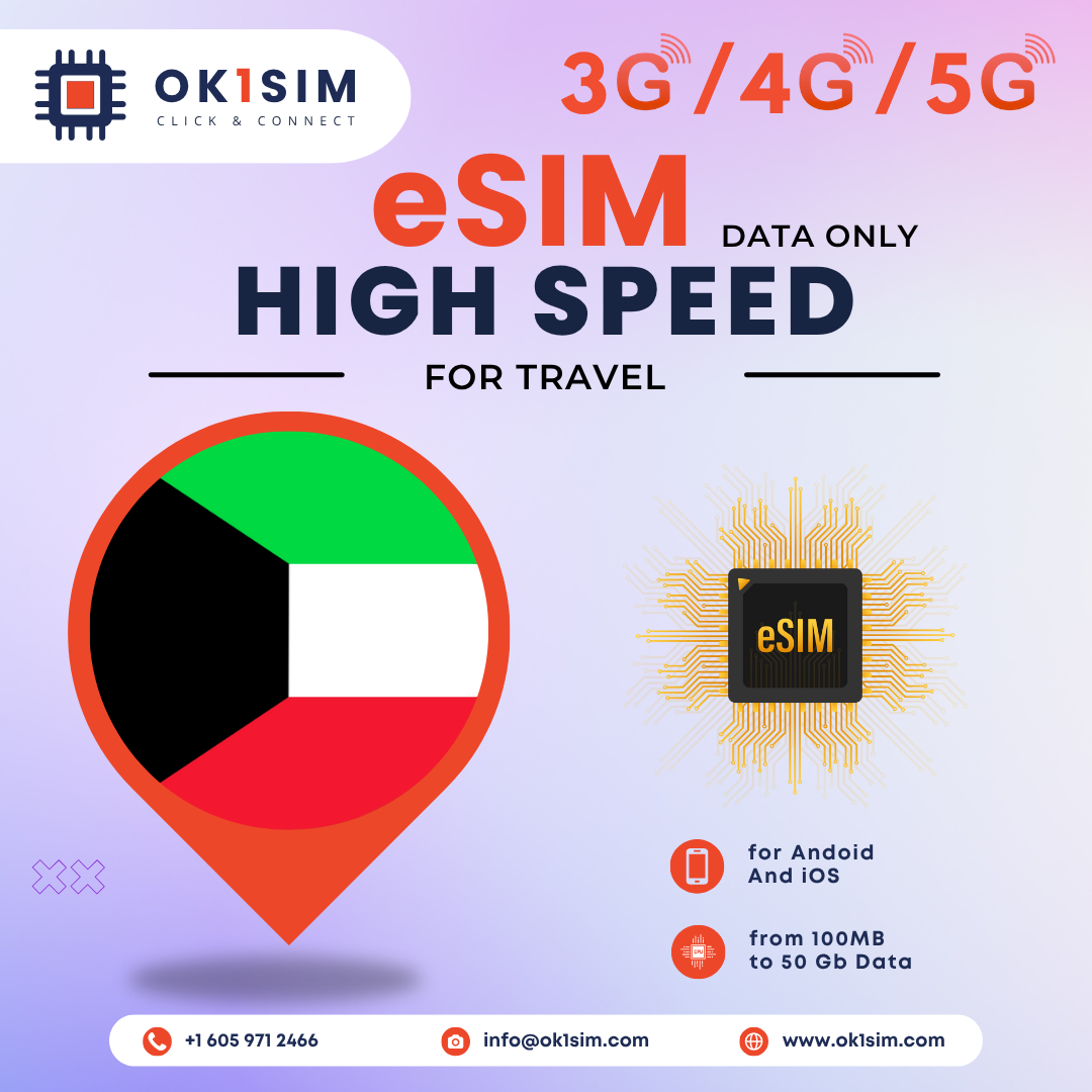 Buy Kuwait eSIM for travel - Kuwait 100MB 7Days