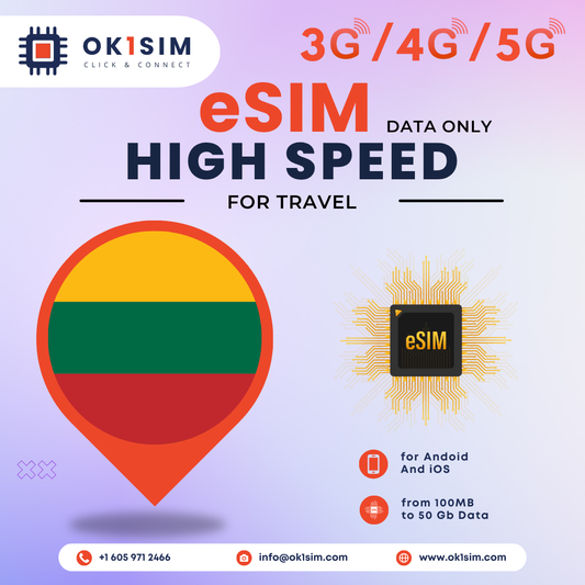 اشترِ بطاقة eSIM ليتوانيا للسفر - ليتوانيا 1 جيجابايت لمدة 7 أيام