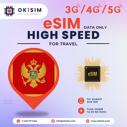 اشترِ شريحة eSIM من مونتينيغرو للسفر - مونتينيغرو 1 جيجابايت لمدة 7 أيام