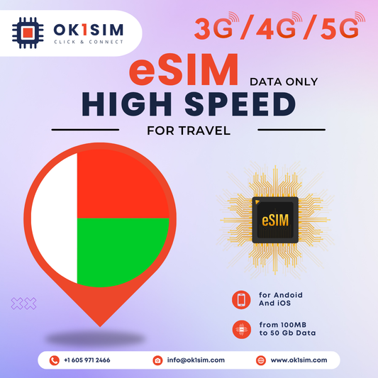 Buy Madagascar eSIM for travel - Madagascar 1GB 7Days