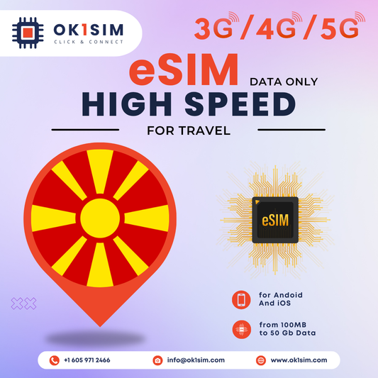 اشترِ بطاقة eSIM من شمال مقدونيا للسفر - شمال مقدونيا بسعة 1 جيجابايت لمدة 7 أيام