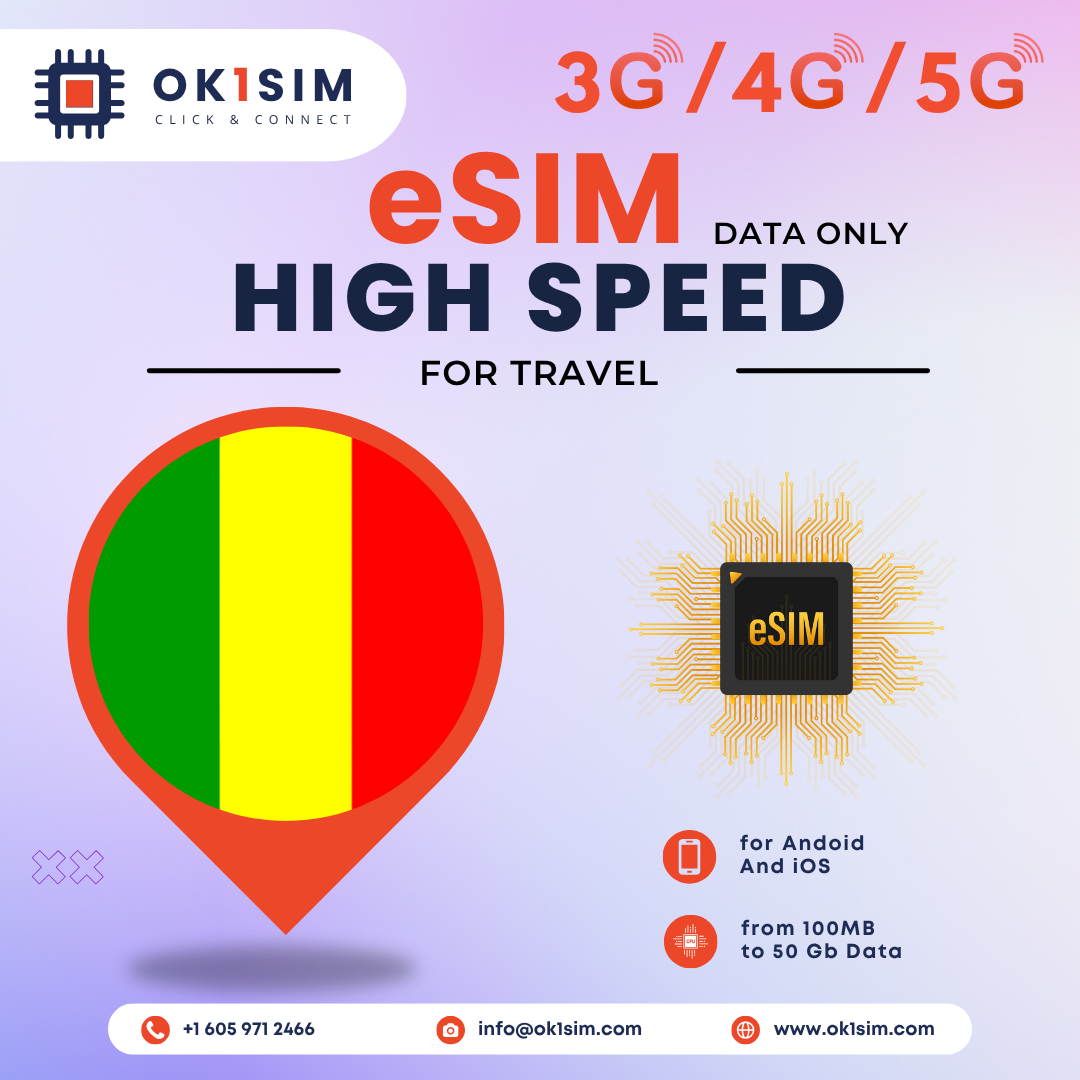 Buy Mali eSIM for travel - Mali 1GB 7Days