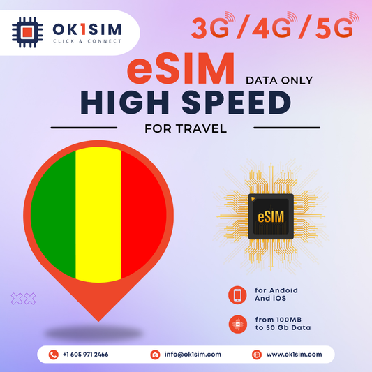 Buy Mali eSIM for travel - Mali 1GB 7Days