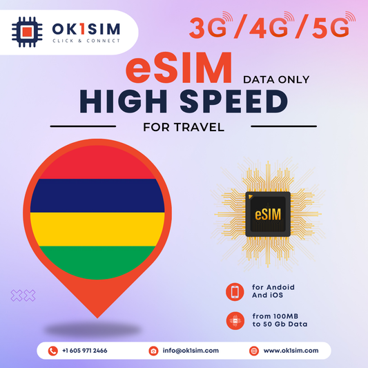Buy Mauritius eSIM for travel - Mauritius 1GB 7Days