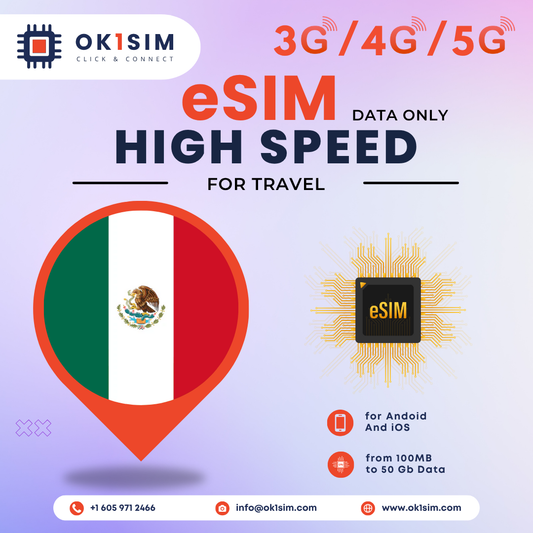 Buy Mexico eSIM for travel - Mexico 100MB 7Days