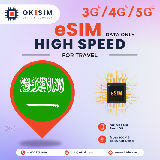اشترِ شريحة eSIM للسفر في السعودية - السعودية 1 جيجابايت 7 أيام