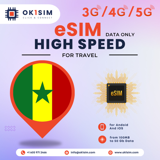 Buy Senegal eSIM for travel - Senegal 100MB 7Days